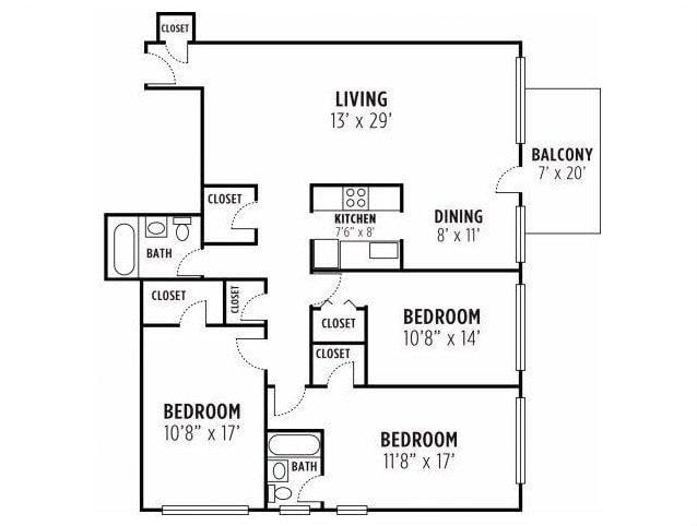 3 Bedroom - Plan 1