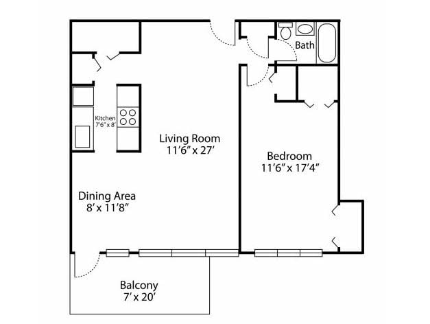 Bedroom - Plan 1